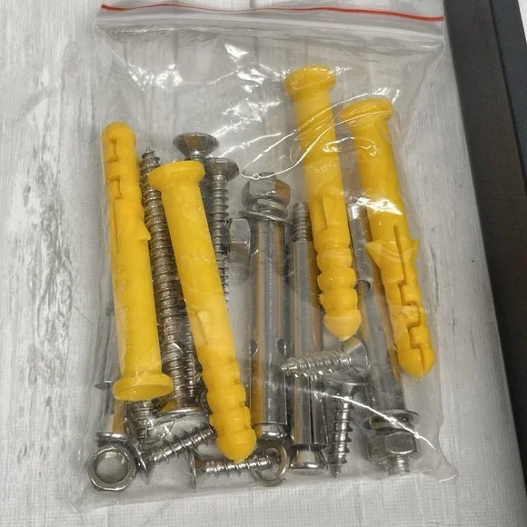 Heavy Duty Metal Shelf Brackets L Shaped Clear Coated Approximately 8X4X1" Set 2 - Picture 5 of 12